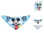Set 2 Bavaglini Bandana Lulabi Disney Mickey Icon In Cottone