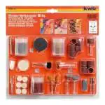 Set accessori per miniutensile Kwb, modello 510900, per lavori di precisione e dettaglio