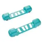 Set lava pavimenti Leifheit CLEAN TWIST Accessorio Carrello Ruote, modello 52103, per comodità nella pulizia