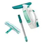 Lava vetri elettrico Leifheit 51003 DRY & CLEAN Bianco e Verde, per finestre pulite