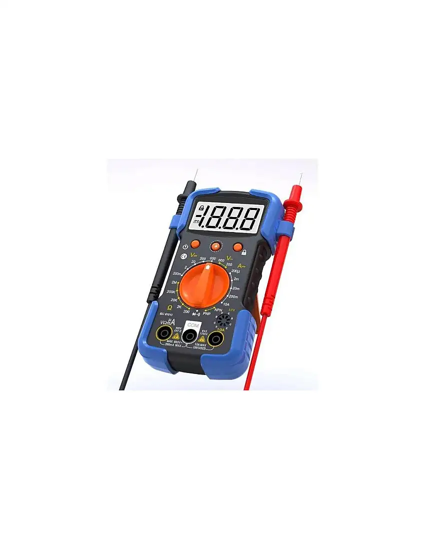MULTIMETRO DIGITALE TESTER CON DISPLAY A LED (002025BI)