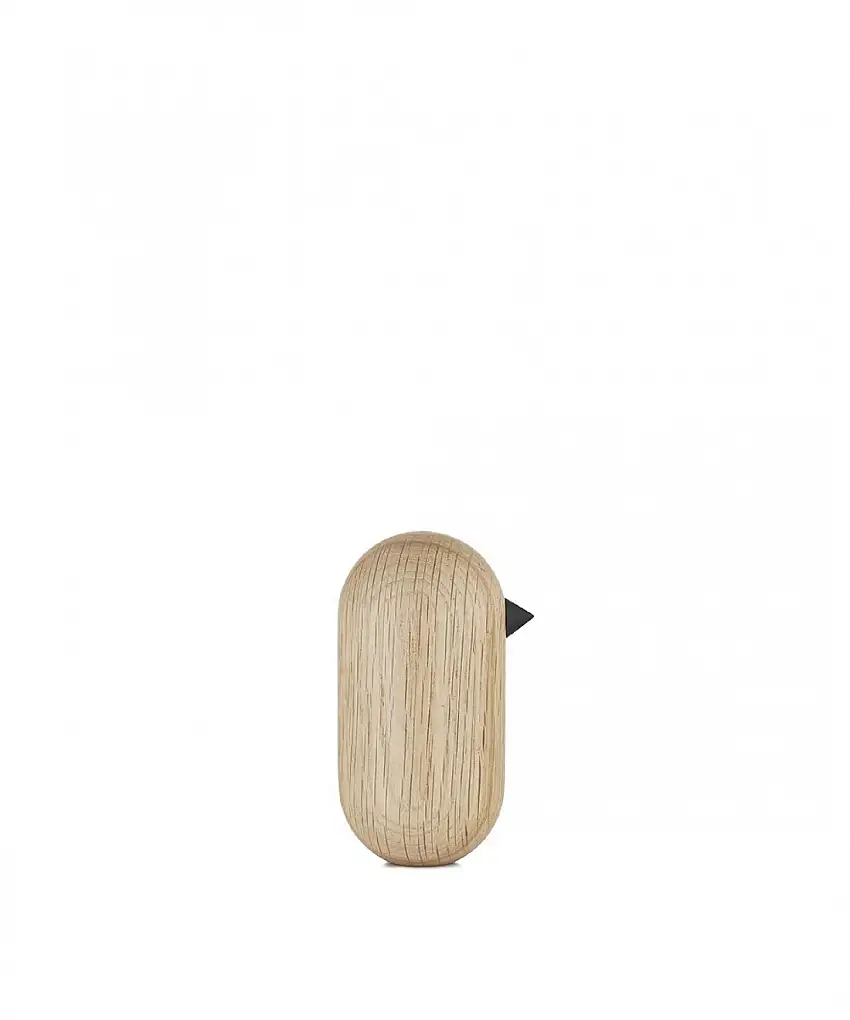 Normann Copenhagen Decorazione Little Bird Oak 10cm