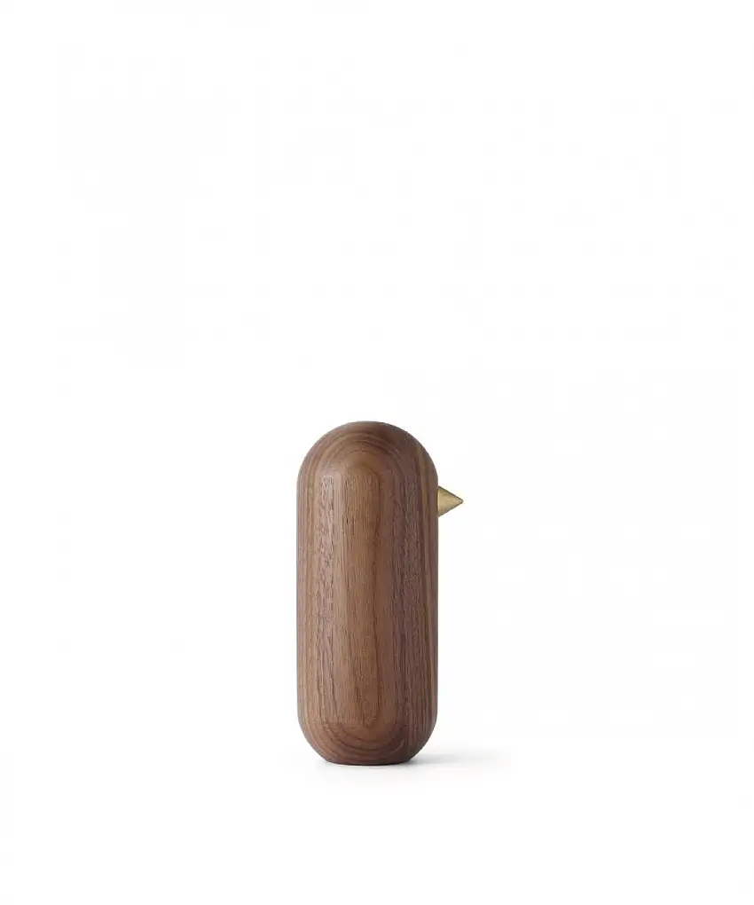Normann Copenhagen Decorazione Little Bird Walnut 13,5cm