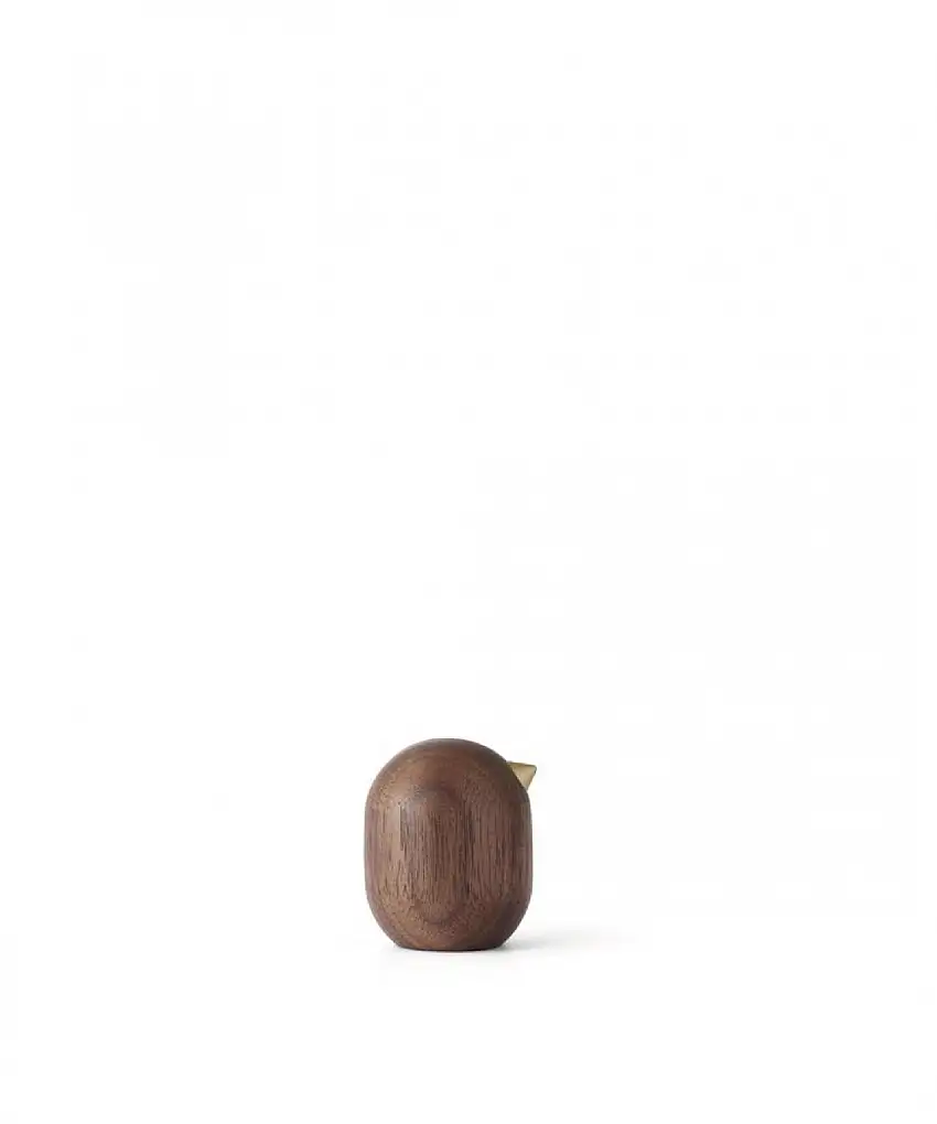 Normann Copenhagen Decorazione Little Bird Walnut 4,5cm