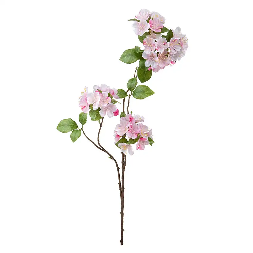 2 Pezzi • Fiori di melo ramo • 74 cm