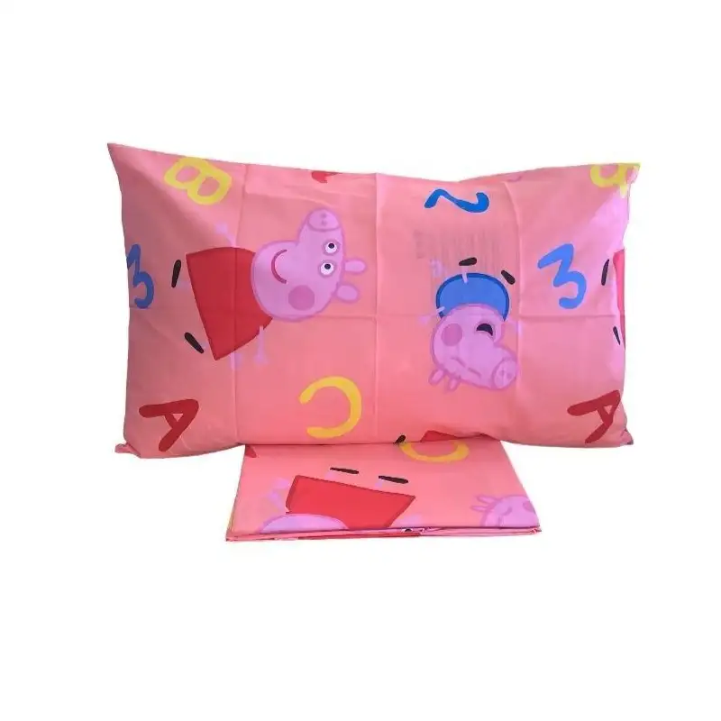 PEPPA PIG completo letto 3 pezzi in cotone due colori da bambino e bambina