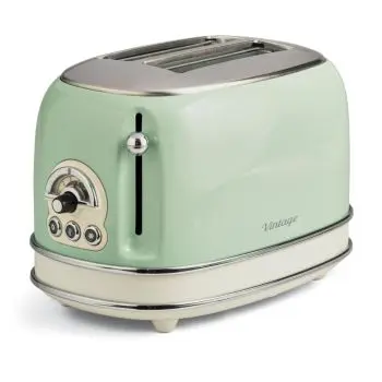 Ariete 155, Tostapane 2 Fette con Pinze Vintage, 810 W, Verde