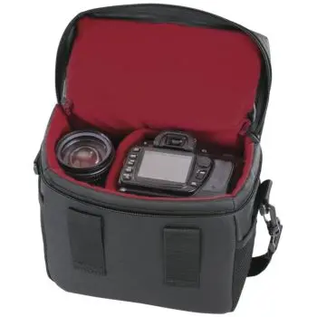 Hama Borsa per fotocamera Valletta 140, (22x11,5x20,5 cm), Nero