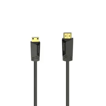 Hama Cavo HDMI M/HDMI-C (mini) M, Hdmi High Speed with Ethernet, 1,5 metri,Ultra HD 4K, connettori dorati