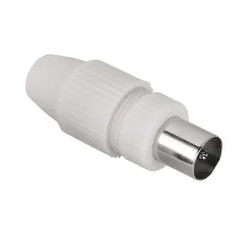 Hama Spina per cavo antenna, coassiale maschio, schermata, 5-7 mm