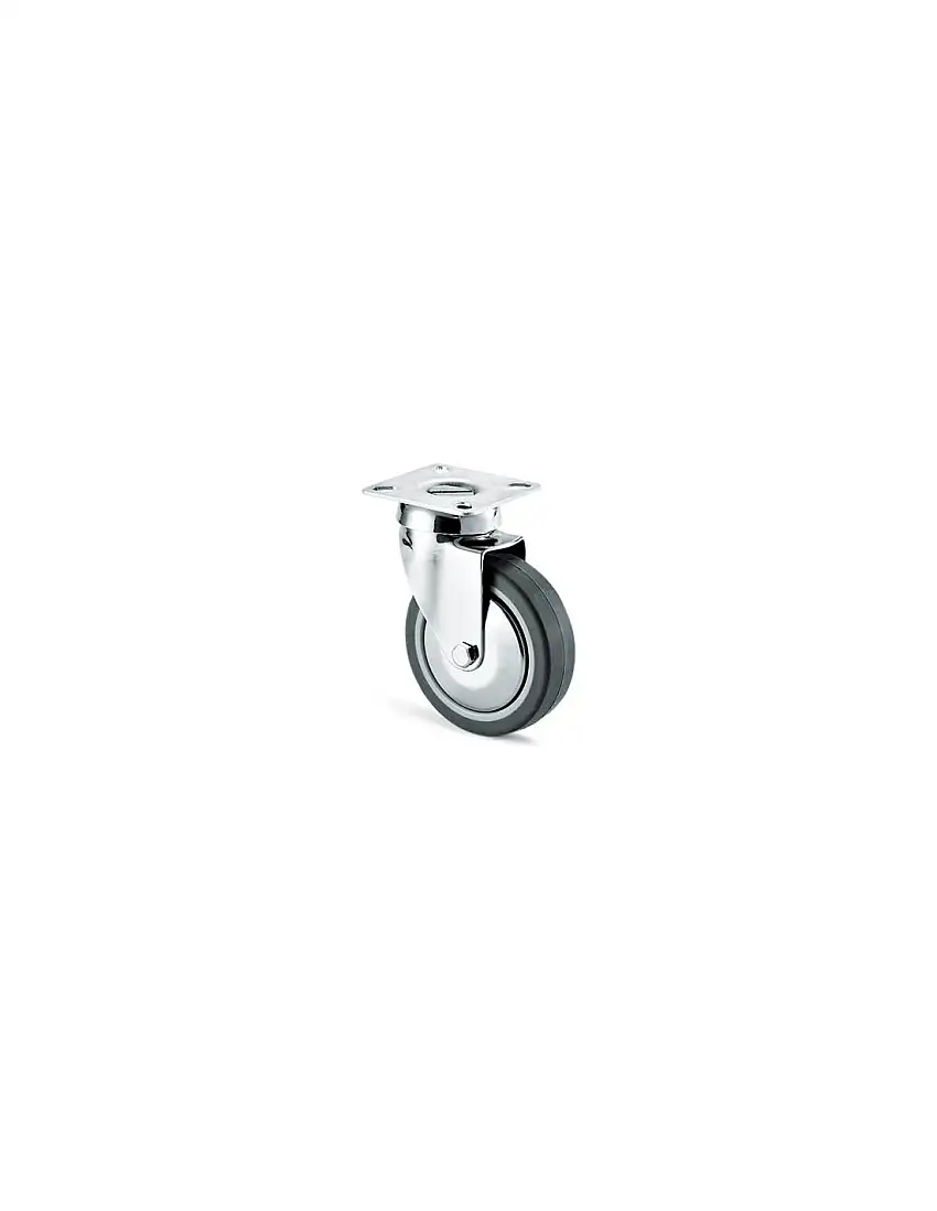Ruota mobile Avo Valsecchi 13784 220C Cromo e Grigio D. 8cm