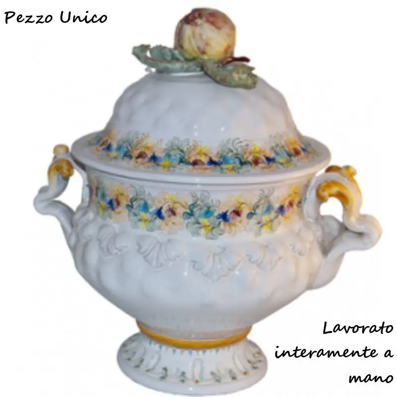 Zuppiera a Spirale Ceramica Artigianale