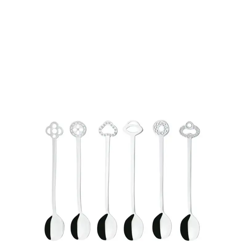 Set 6 Pz Cucchiaini New Oriental Serie Living Inox