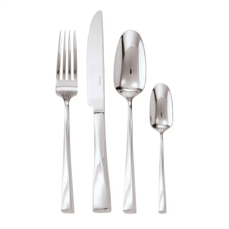 Servizio 24 Pz Monoblocco Twist Inox