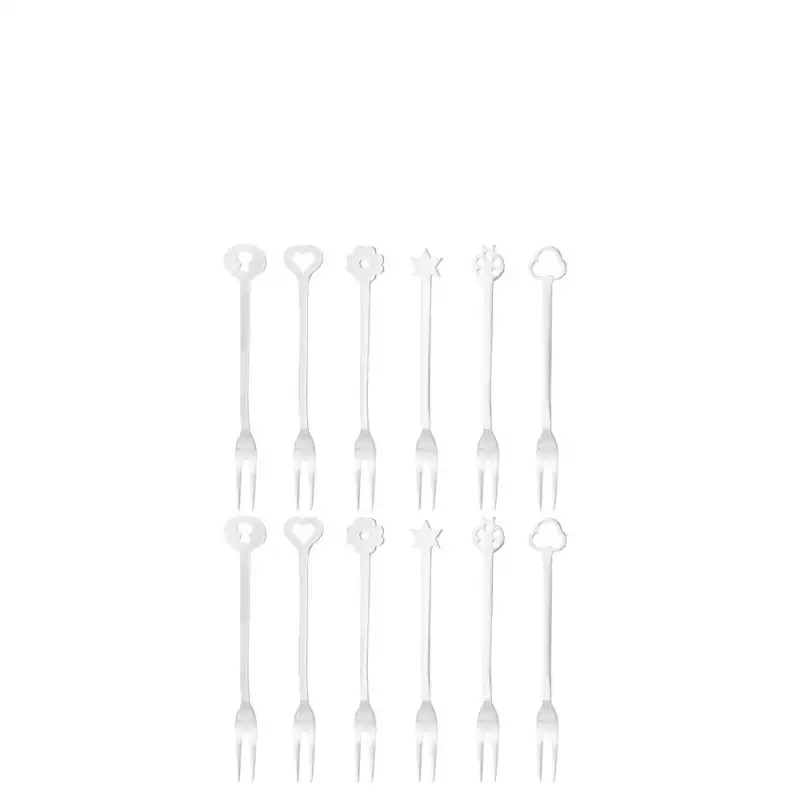 Set 12Pz Forchettine Party Portafort Serie Living