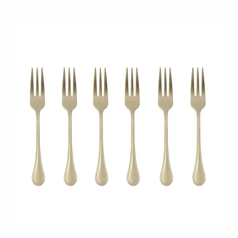 Sambonet Set 6 Forchettine Dolce Royal in Acciaio Inox