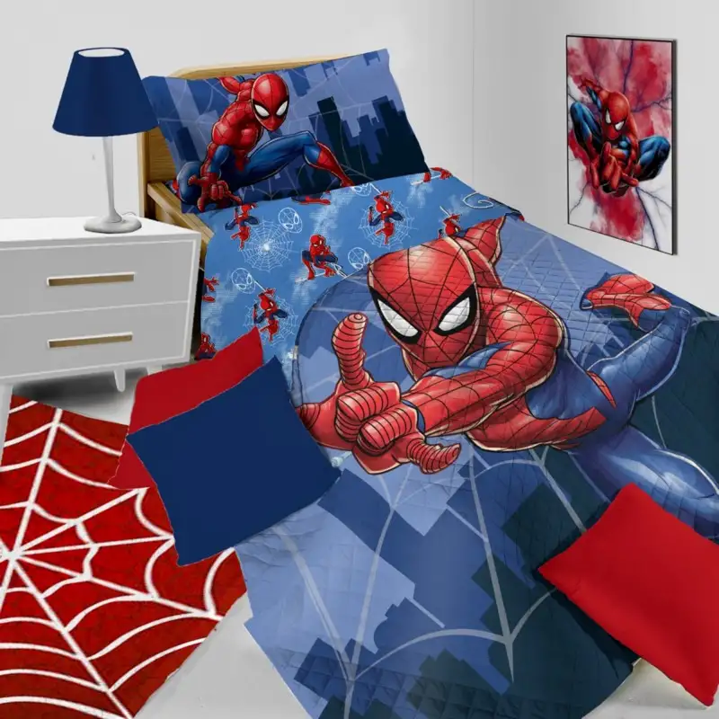 Spider-Men Copriletto Trapuntino Marver Singolo