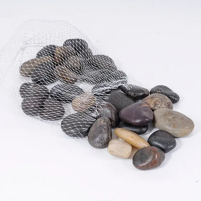 12 Pezzi • Sassi di fiume small • 1 kg