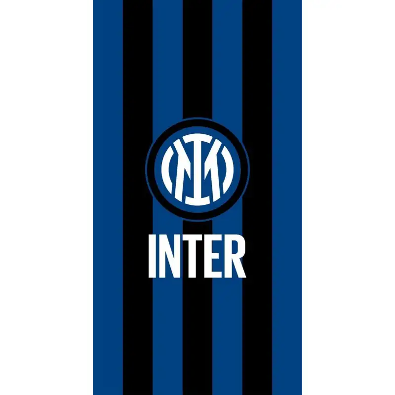 Telo Mare Inter F.C. Spugna Puro Cotone misura maxi 90x170 cm prodotto ufficiale
