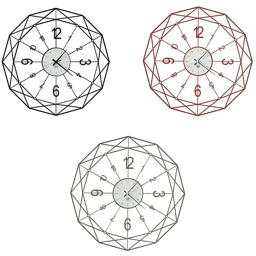 Orologio Titano Arti e Mestieri Design Geometrico