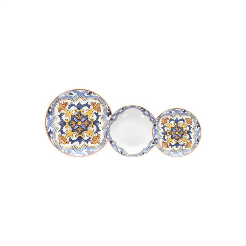 Tognana servizio piatti Signoria Moon multicolor 18pz