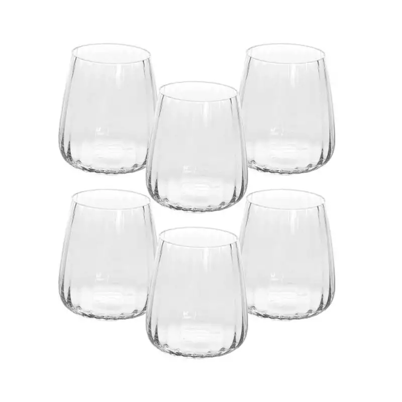 Tognana set 6 bicchieri acqua Camy in vetro trasparente 500cc