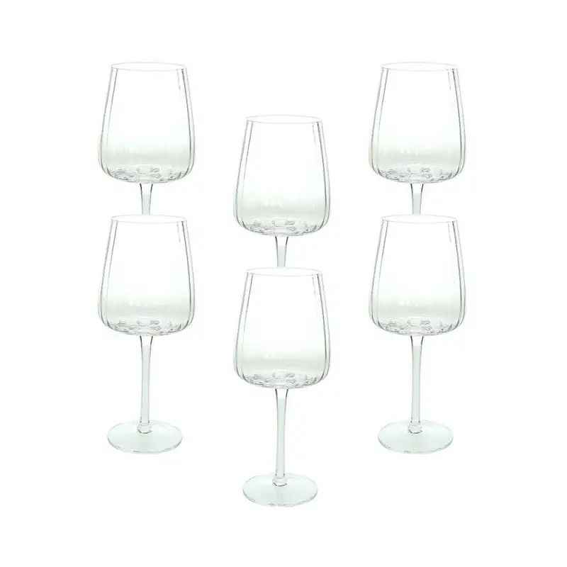 Tognana set 6 calici vino Camy in vetro trasparente 520cc