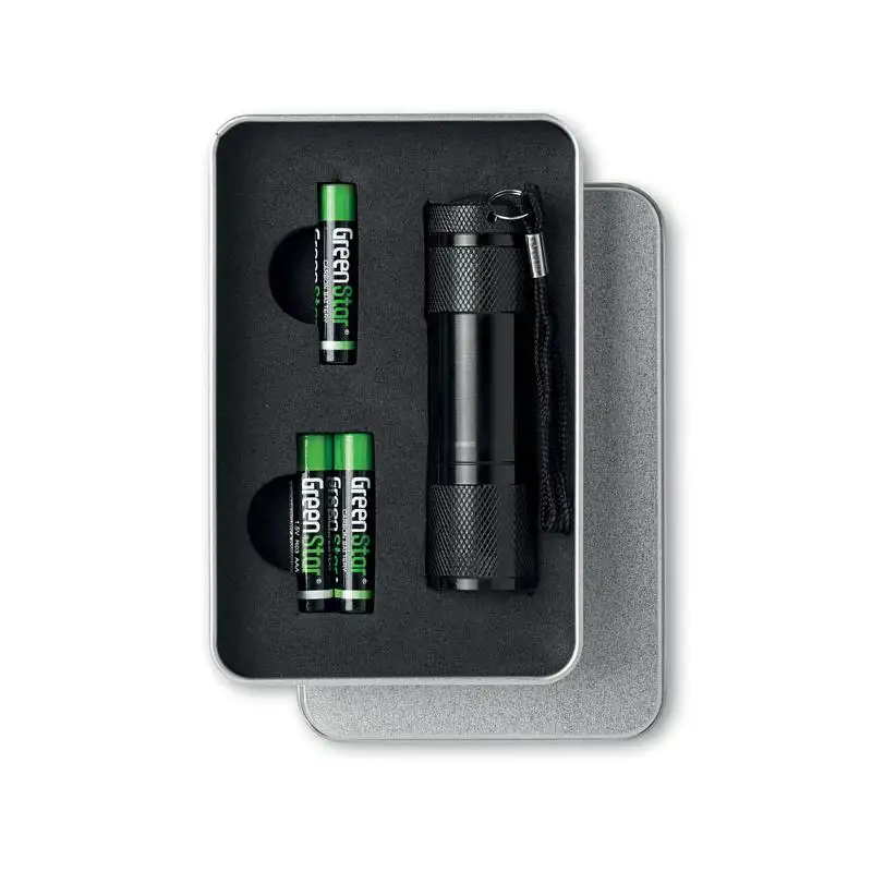 Torcia led confezione latta Led plus