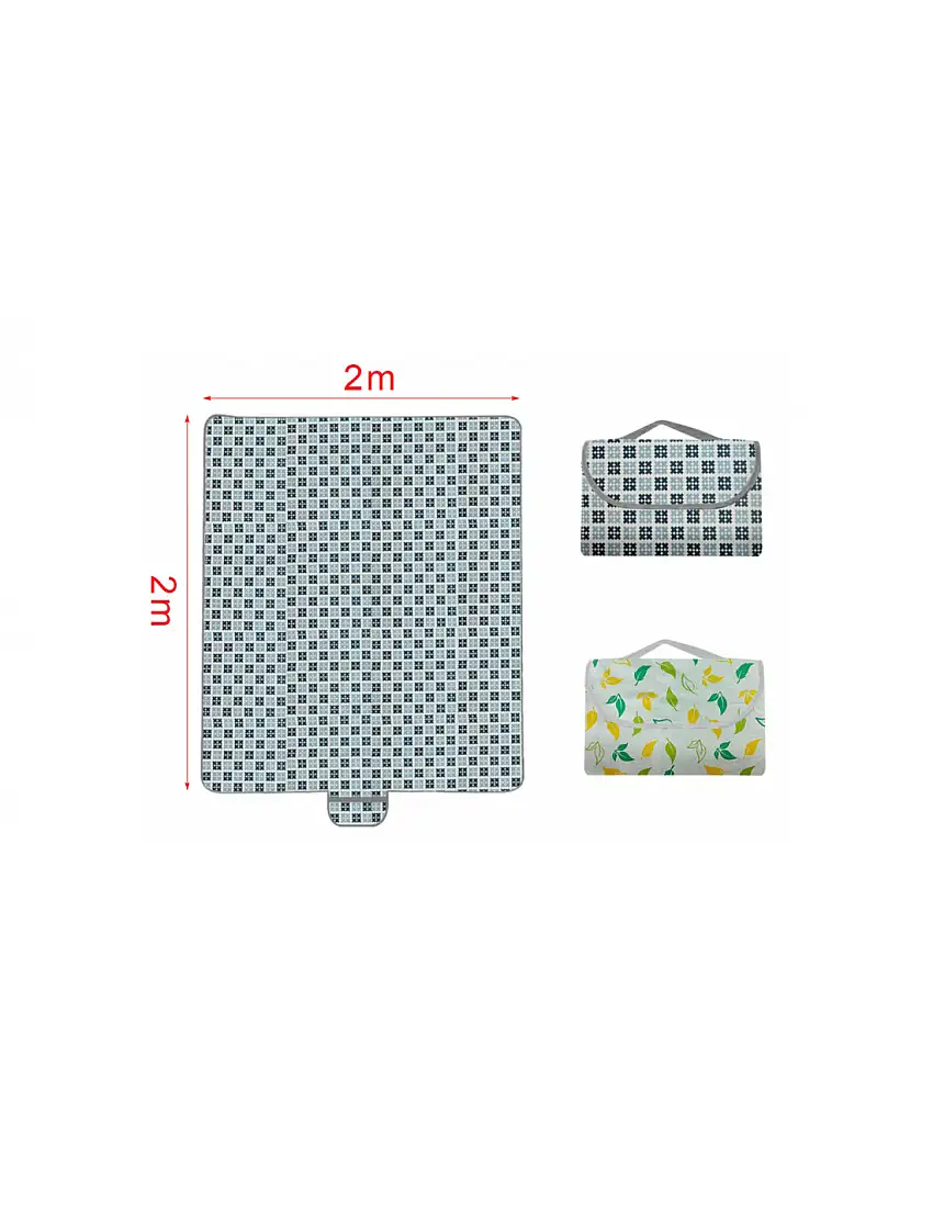 Tovaglia da Picnic Impermeabile Ripiegabile 200X200cm