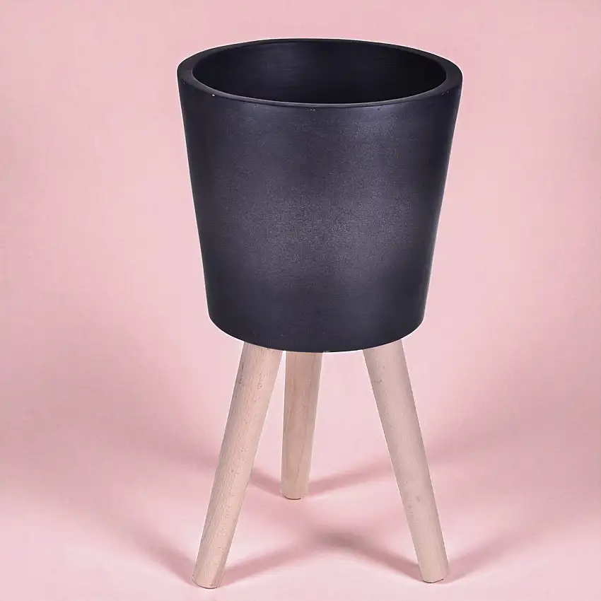 Vaso con gambe faggio misure • 75 cm