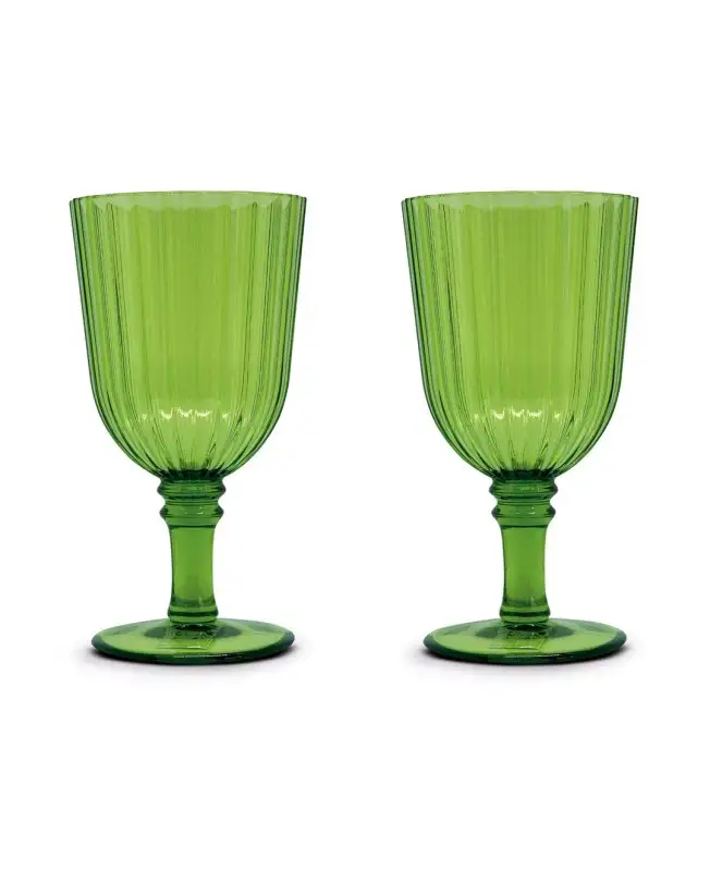WD Lifestyle set 2 calici in acrilico effetto vetro vari colori