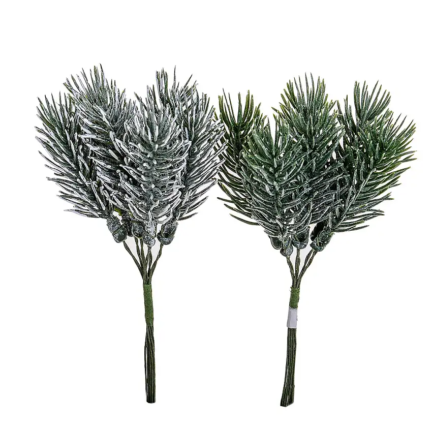 24 Pezzi • Pick mini abete • 15 cm