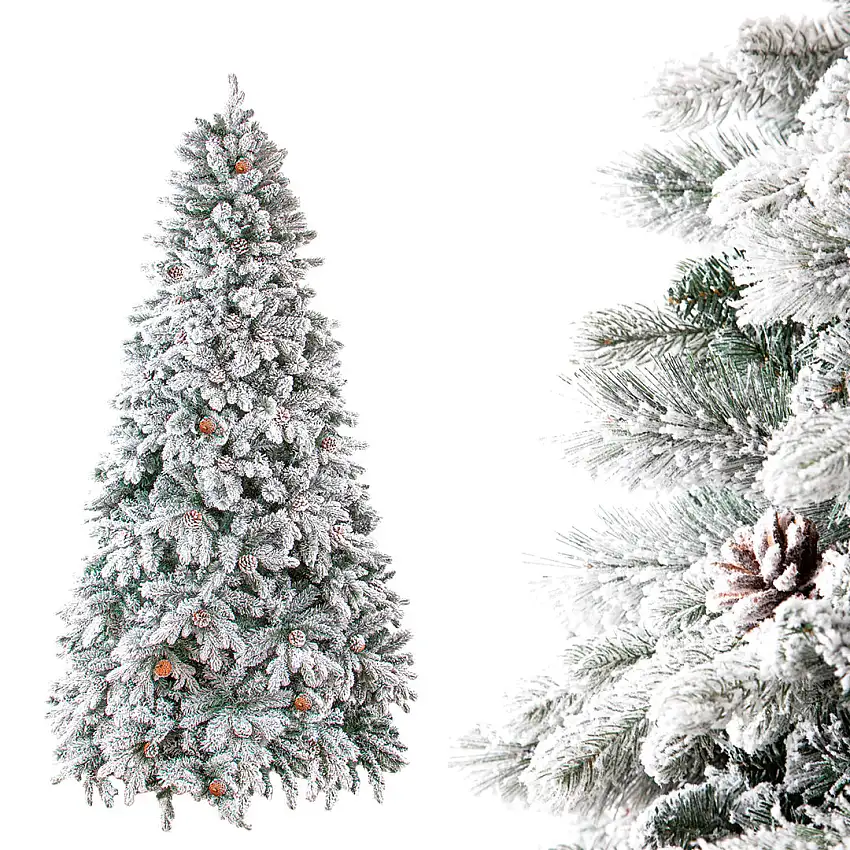 Albero di Natale Nevicato • 215 cm